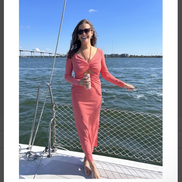 NWT Significant Other Marie Dress In Watermelon - SIZE 4 - Picture 3 of 8